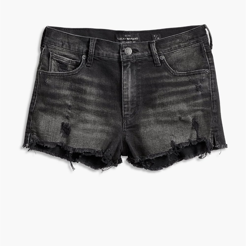 NWT Lucky Brand High Rise Shortie Short sz2